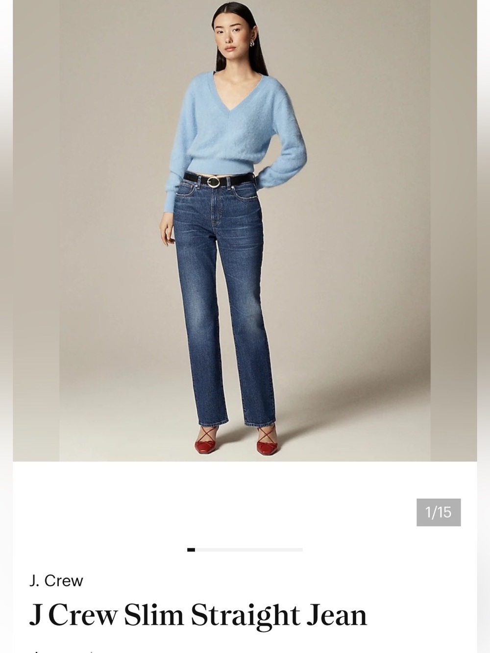 J. Crew Women’s Slim Straight Jeans Size 32 EUC!